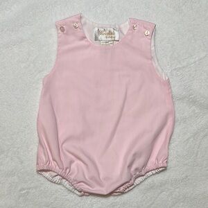 NWOT Rosalina Pink Sleeveless bubble Romper size 3 months